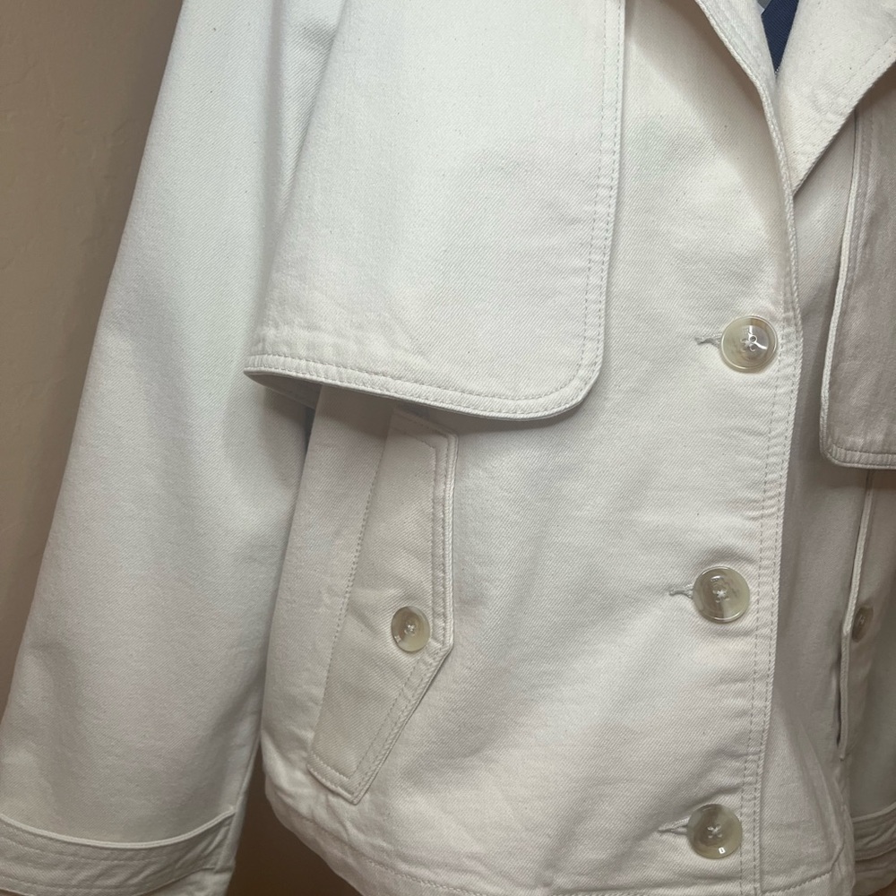 Banana Republic Factory Short Trench Jacket - Picture 3 of 8